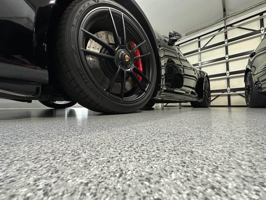 Epoxy floor coating