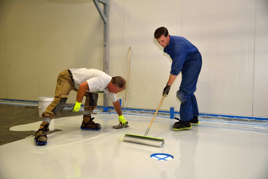 Epoxy resin floor