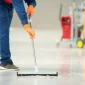 Cleaning epoxy floors